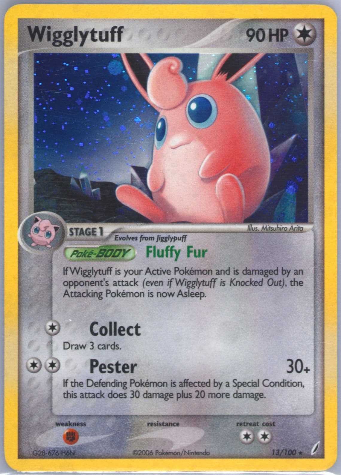 Wigglytuff-Holo (13) 2006 Pokemon EX Crystal Guardians