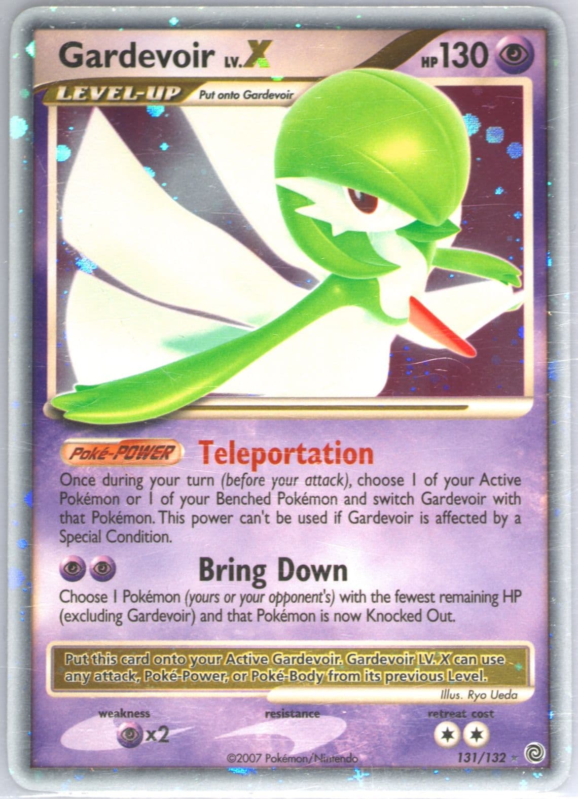 Gardevoir LV.X-Holo (131) 2007 Pokemon Diamond & Pearl Secret Wonders