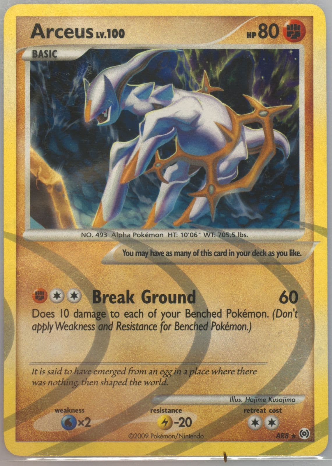 Arceus-Holo (AR8) 2009 Pokemon Platinum Arceus