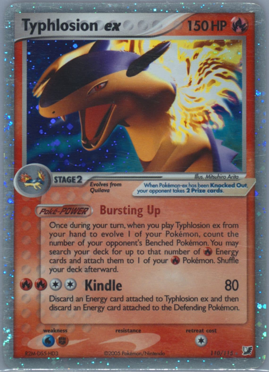 Typhlosion EX-Holo (110) 2005 Pokemon EX Unseen Forces