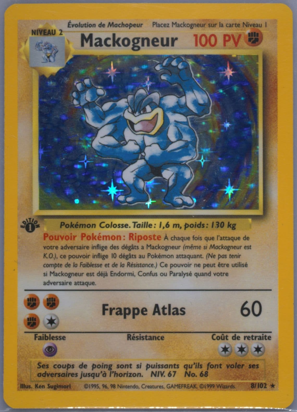 Mackogneur-Holo 1st Edition (8) 1999 Pokemon French