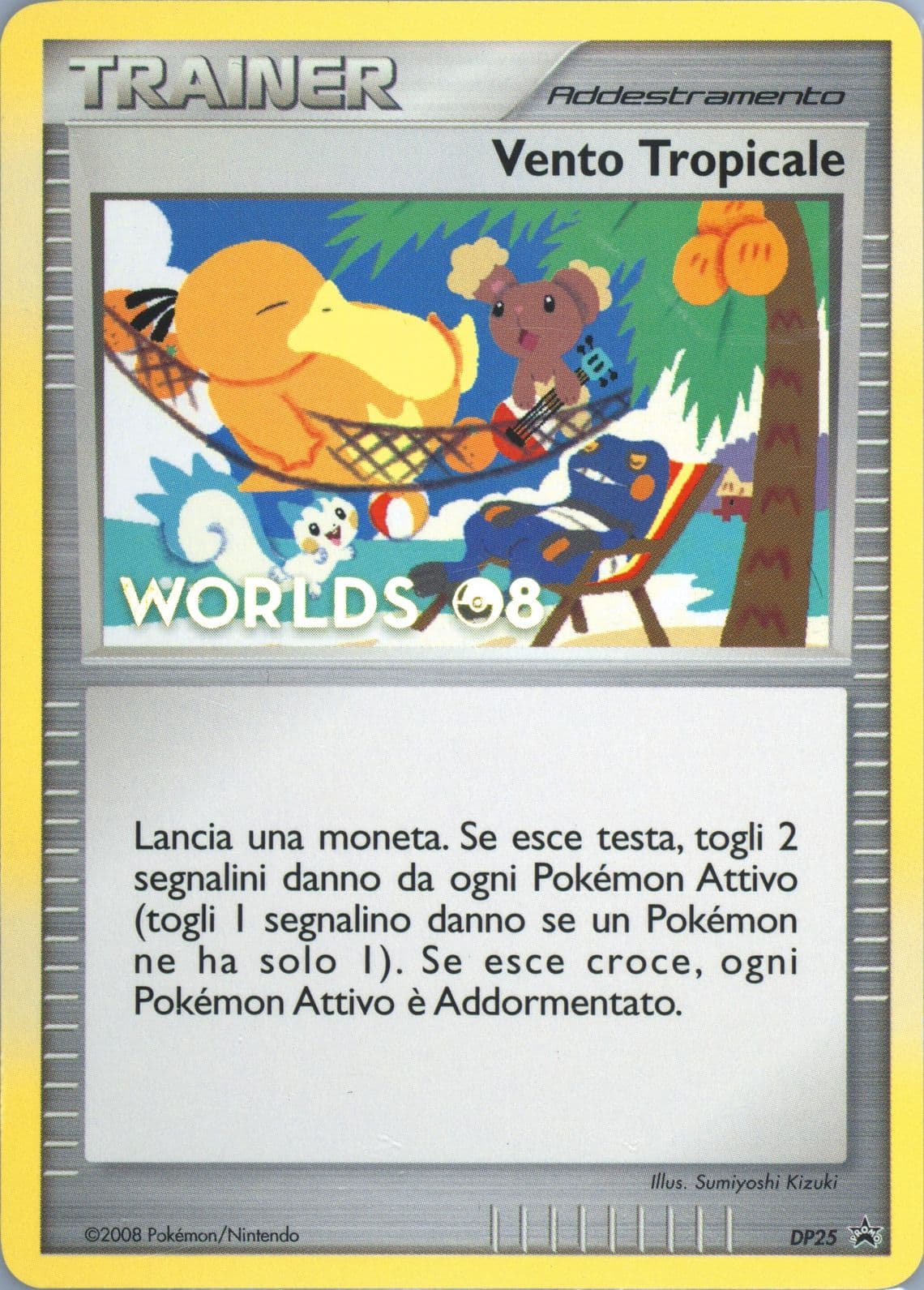 Tropical Wind Italian (DP25) 2008 Pokemon Diamond & Pearl World 08 Promo