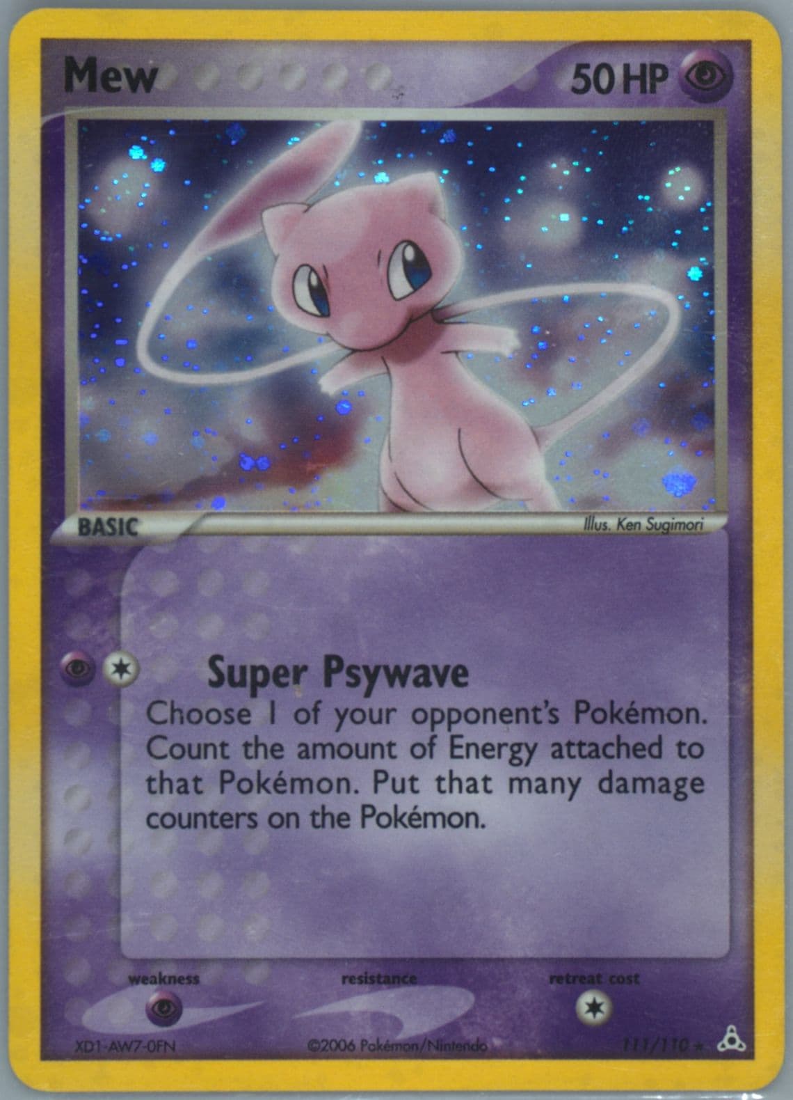 Mew-Holo (111) 2006 Pokemon EX Holon Phantoms