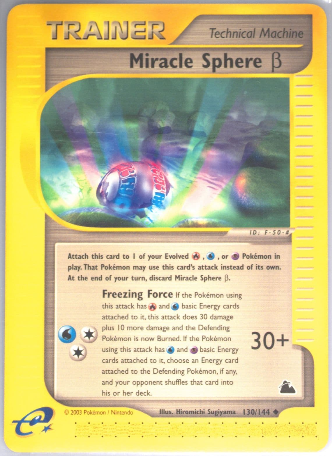 Miracle Sphere B (130) 2003 Pokemon Skyridge