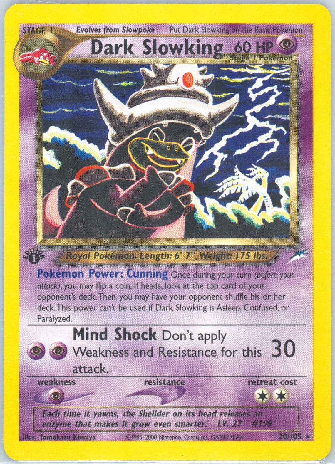 Dark Slowking 1st Edition (20) 2002 Pokemon Neo Destiny