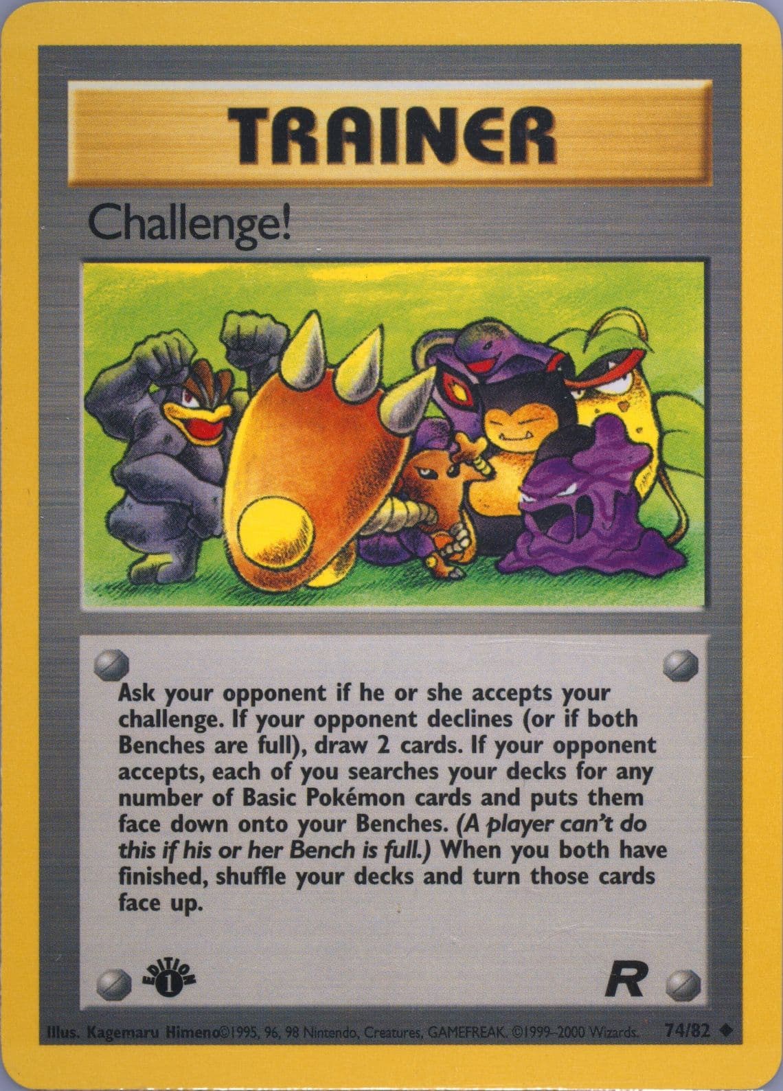 Challenge! 1st Edition (74) 2000 Pokemon Rocket