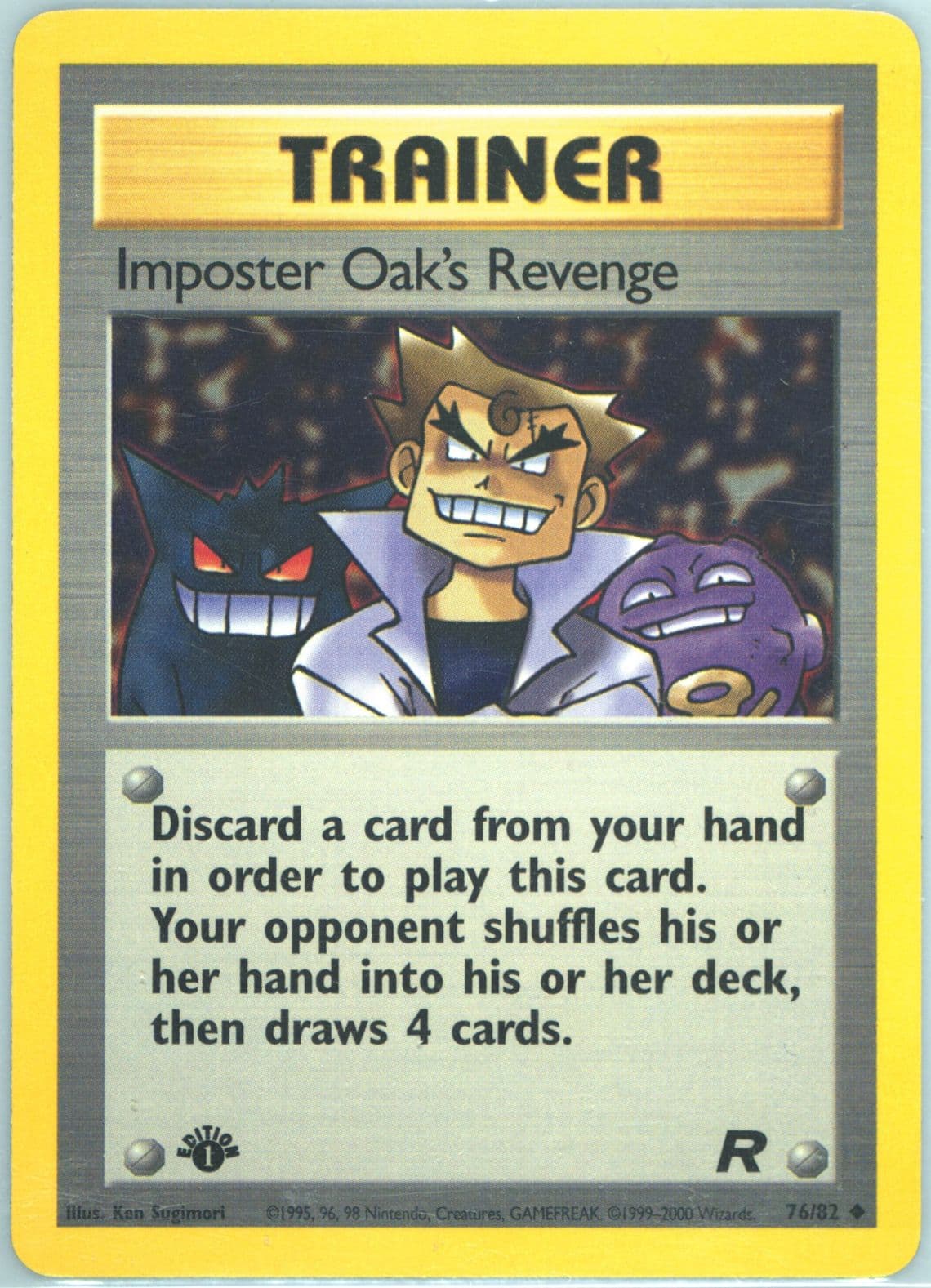 Imposter Oak's Revenge 1st Edition (76) 2000 Pokemon Rocket