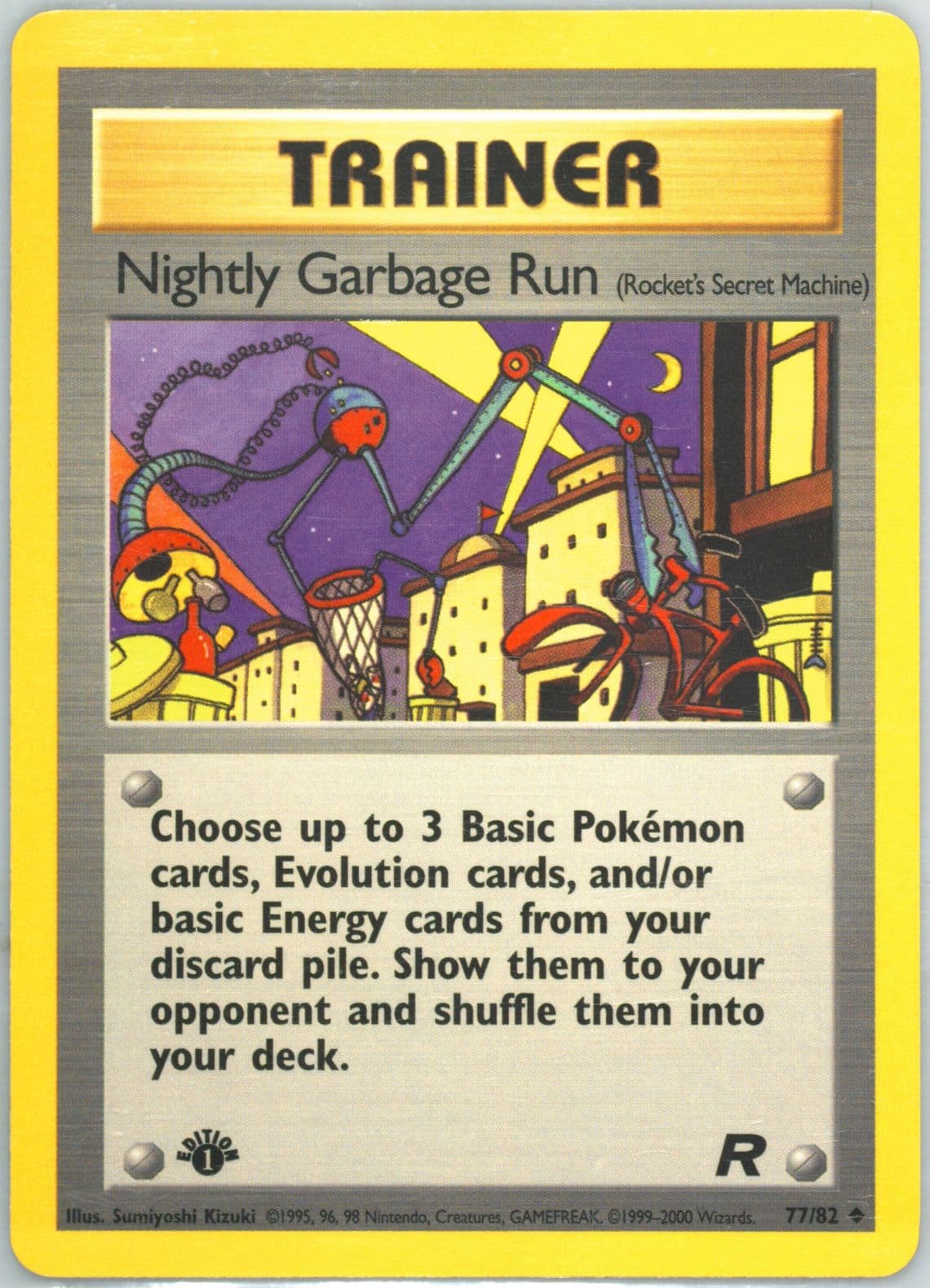 Nightly Garbage Run 1st Edition (77) 2000 Pokemon Rocket