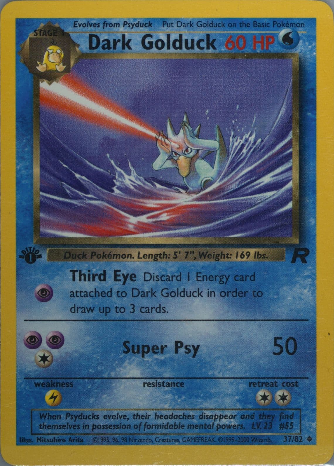 Dark Golduck 1st Edition (37) 2000 Pokemon Rocket