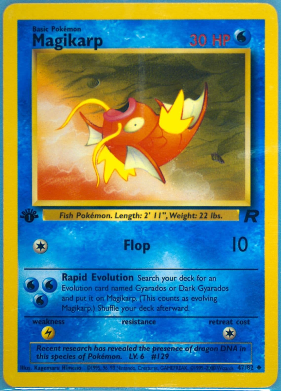 Magikarp 1st Edition (47) 2000 Pokemon Rocket