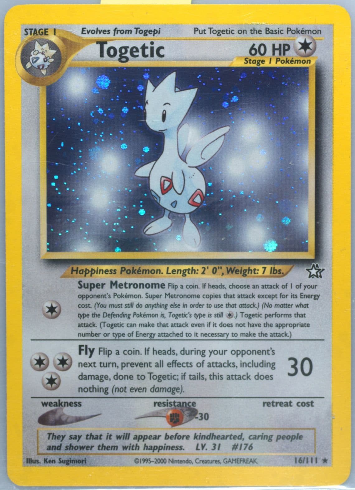Togetic-Holo (16) 2000 Pokemon Neo Genesis