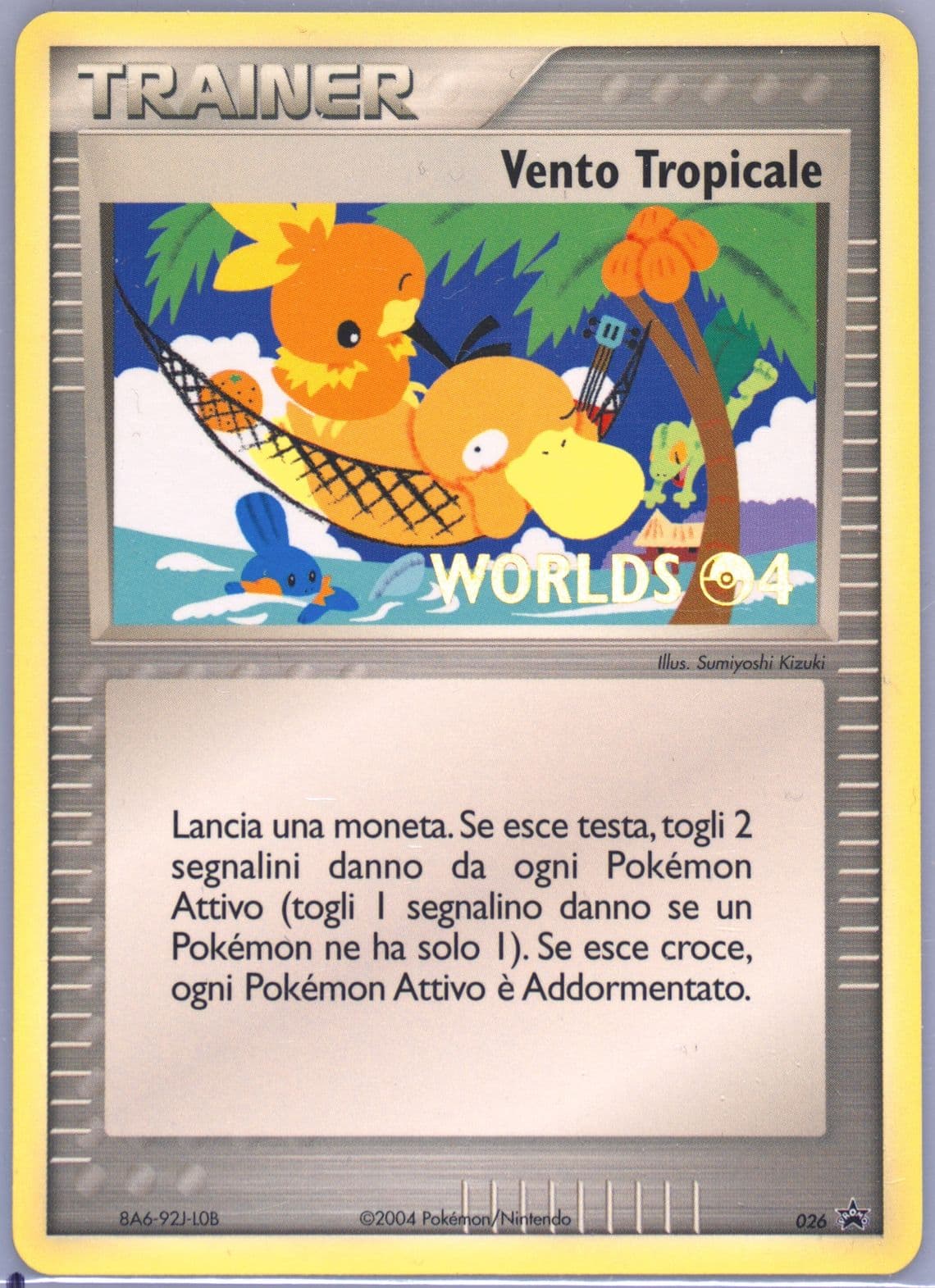 Tropical Wind Italian (26) 2004 Pokemon World Championships Promo