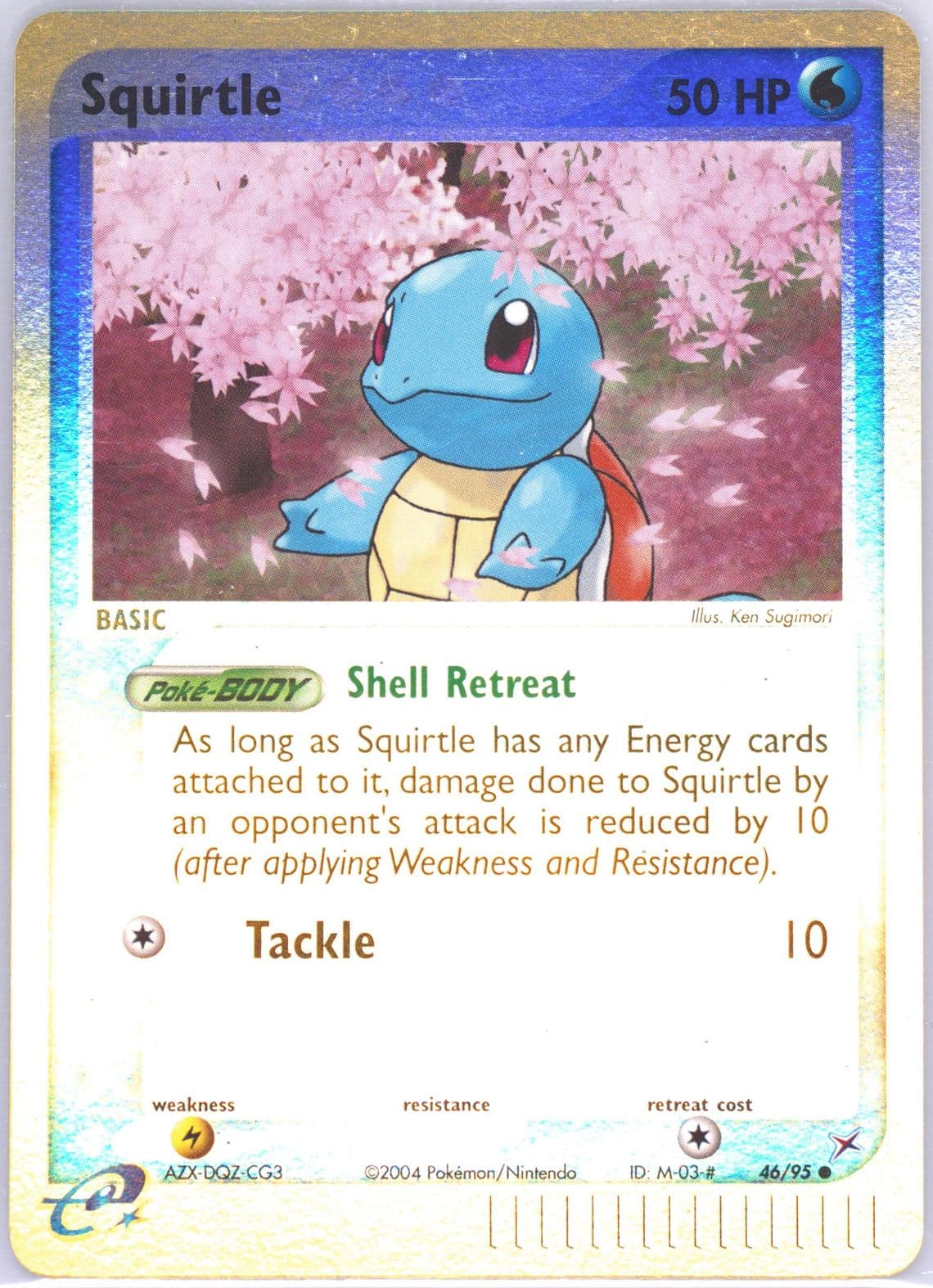 Squirtle-Reverse Foil (46) 2004 Pokemon EX Team Magma VS Team Aqua