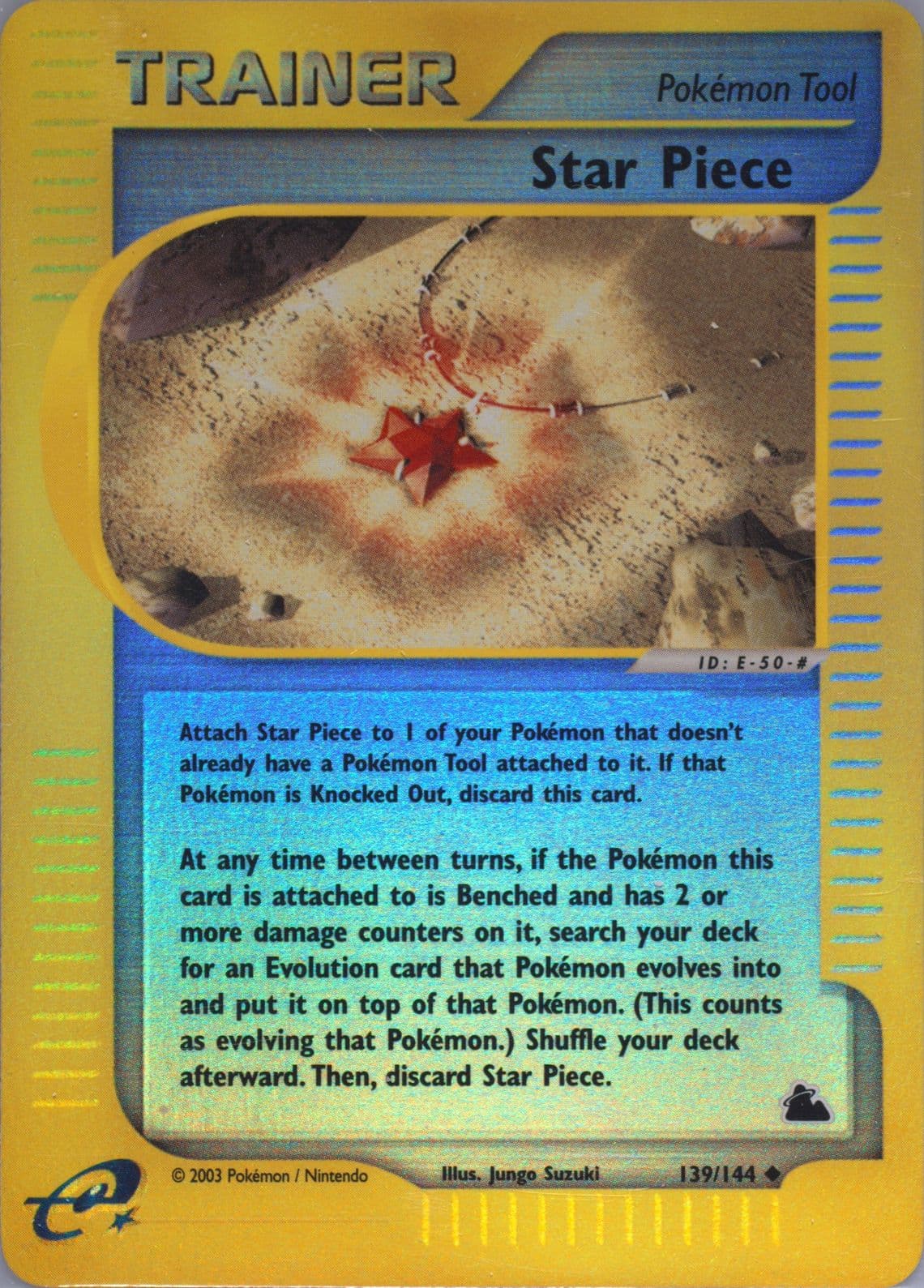 Star Piece-Reverse Foil (139) 2003 Pokemon Skyridge