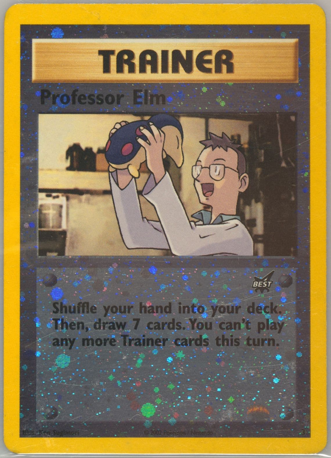 Professor Elm-Reverse Foil (3) 2003 Pokemon Best of Game Promo