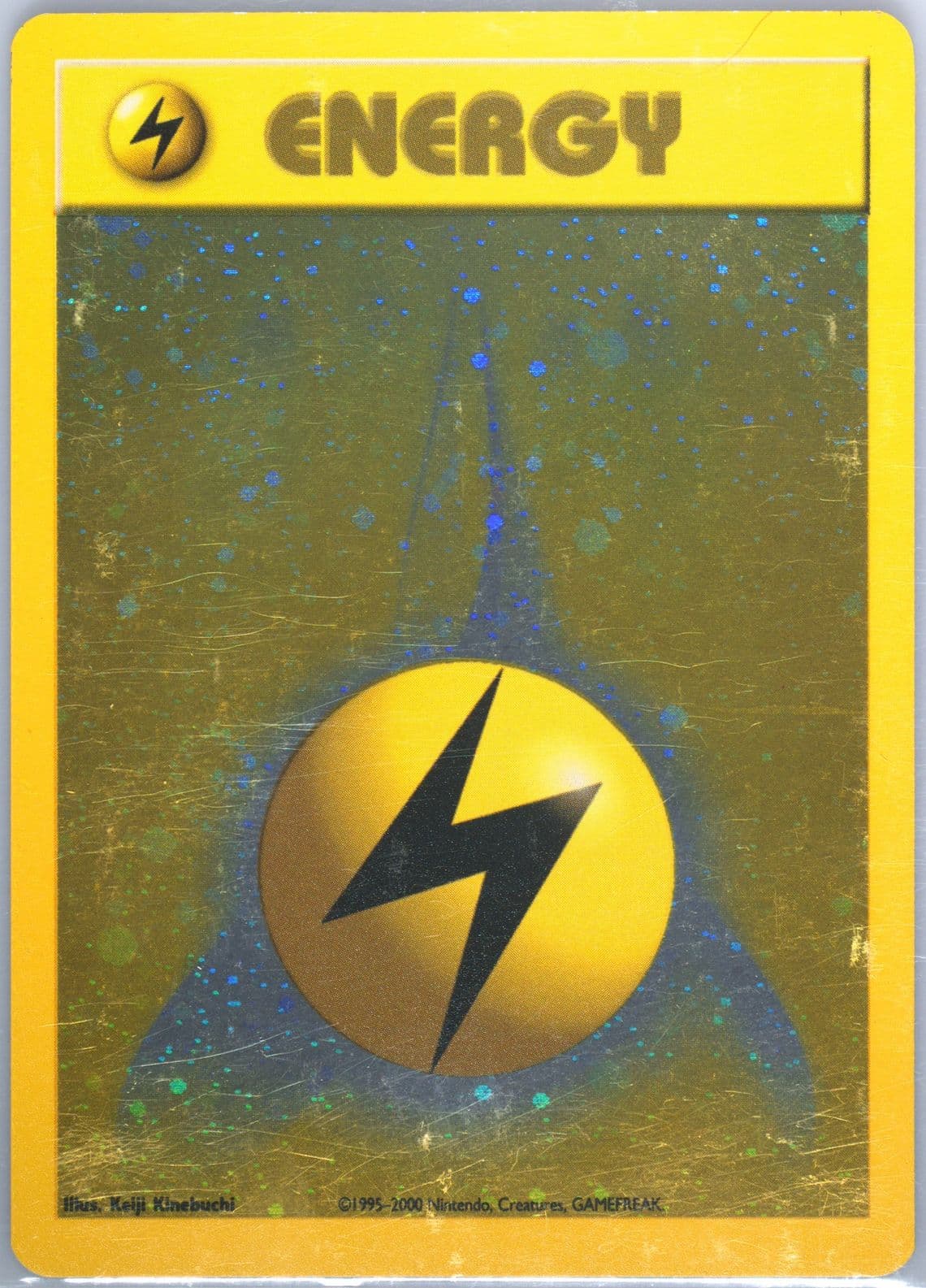 Lightning Energy-Holo 2002 Pokemon League Energize Your Game Cycle