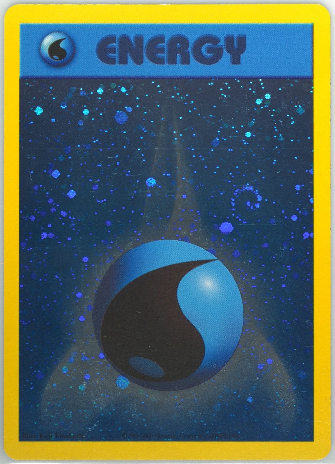 Water Energy-Holo 2002 Pokemon League Energize Your Game Cycle