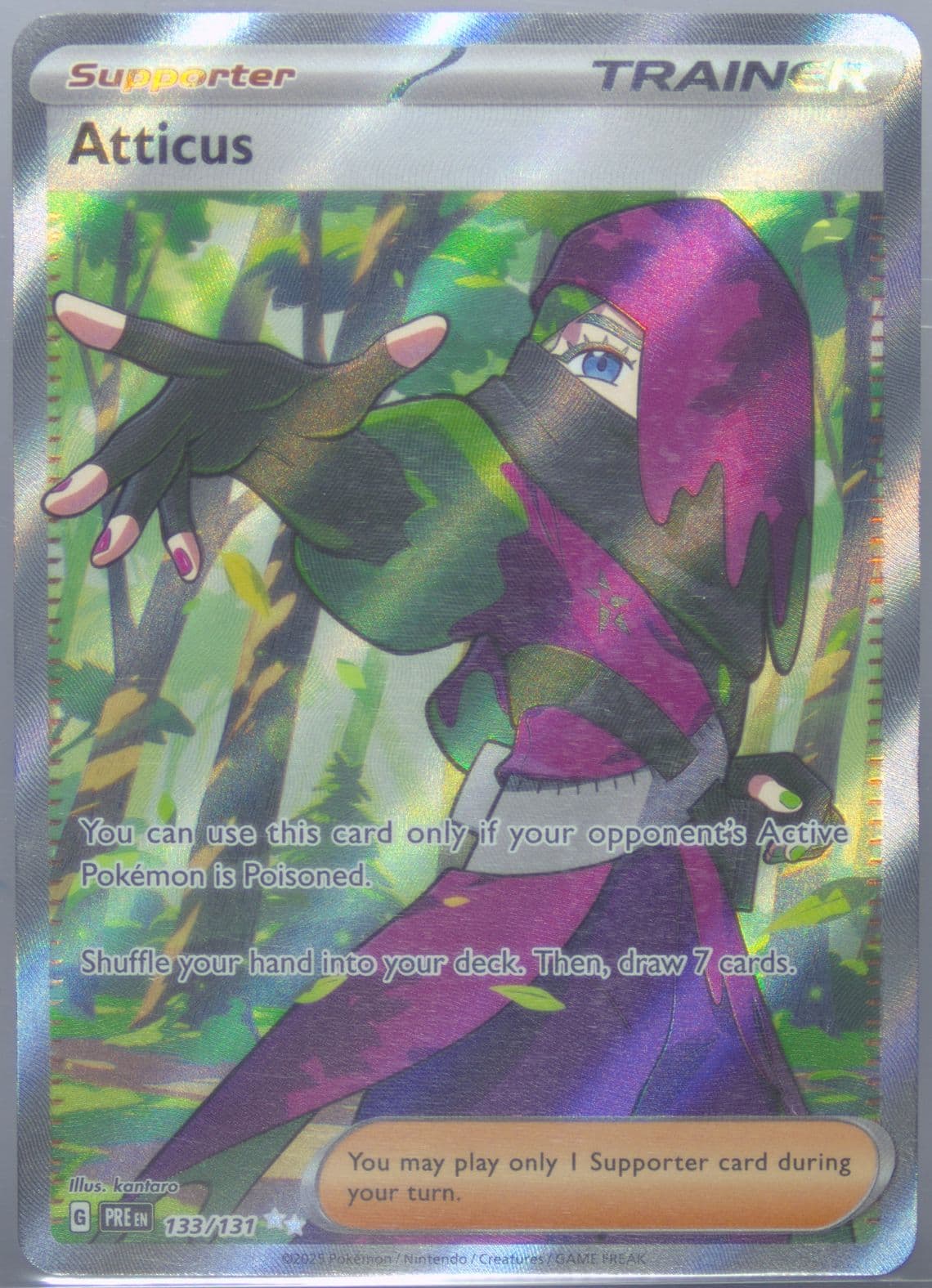 Atticus Ultra Rare (133) 2025 Pokemon Pre EN-Prismatic Evolutions