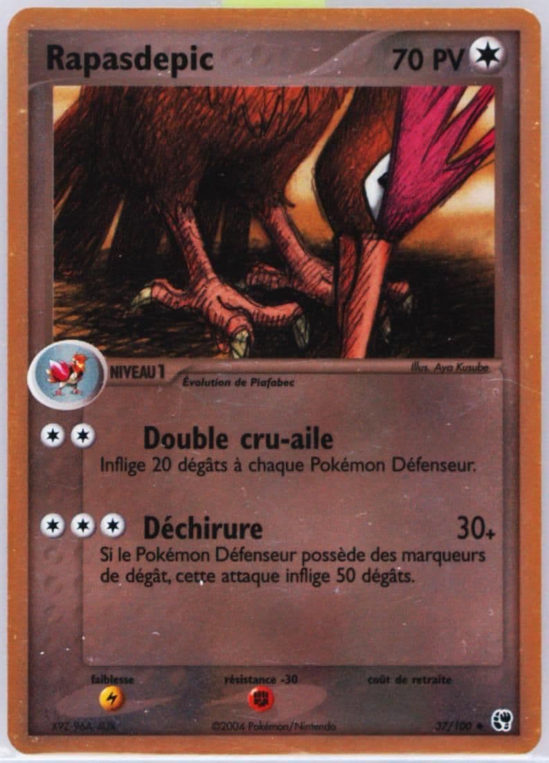 Rapasdepic-Reverse Foil (37) 2004 Pokemon French EX Sandstorm