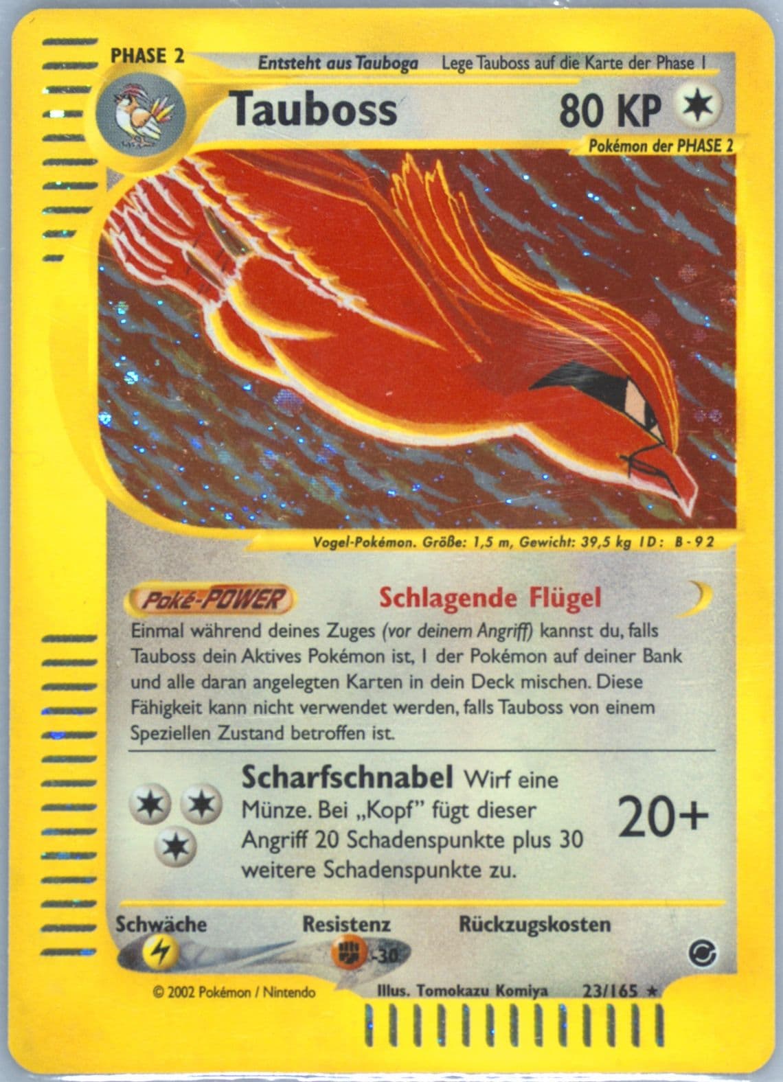 Tauboss-Holo German (23) 2002 Pokemon Expedition