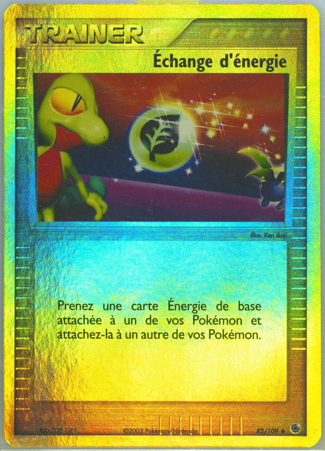 Echange D'Energie-Reverse Foil French (82) 2003 Pokemon EX Ruby & Sapphire