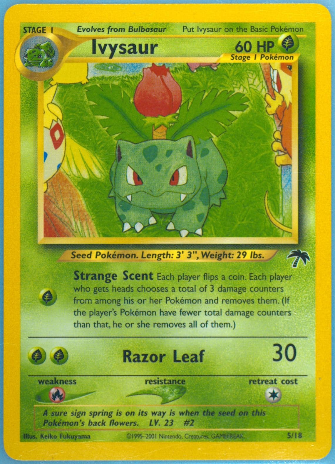 Ivysaur (5) 2001 Pokemon Southern Islands Promo