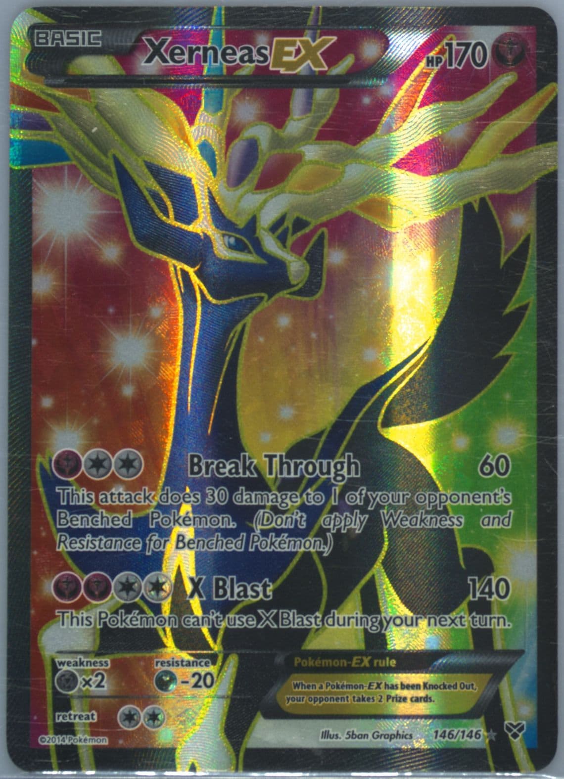 Full Art/Xerneas EX (146) 2014 Pokemon XY