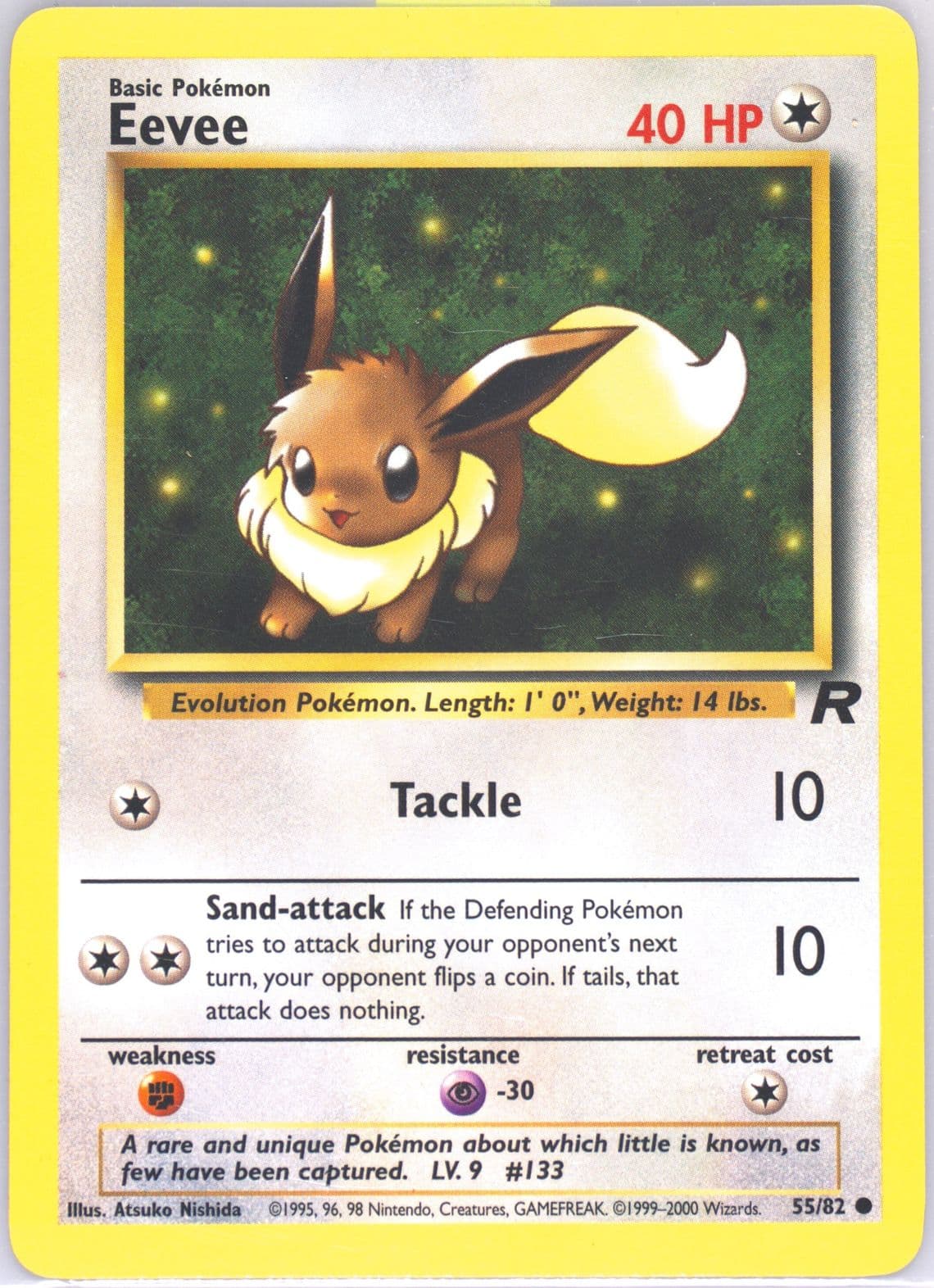 Eevee (55) 2000 Pokemon Rocket