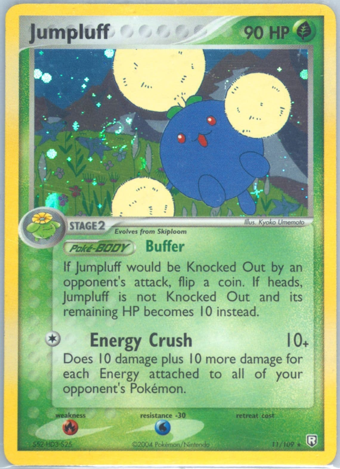 Jumpluff-Holo (11) 2004 Pokemon EX Team Rocket Returns