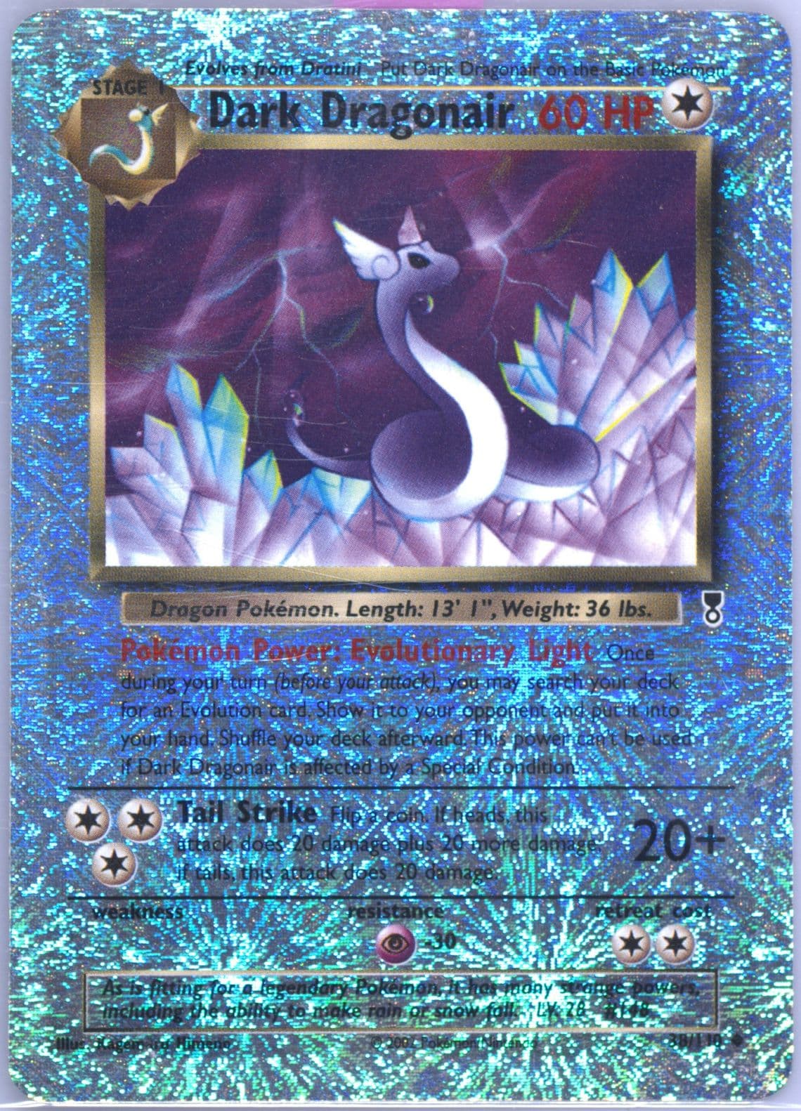 Dark Dragonair-Reverse Foil (38) 2002 Pokemon Legendary Collection