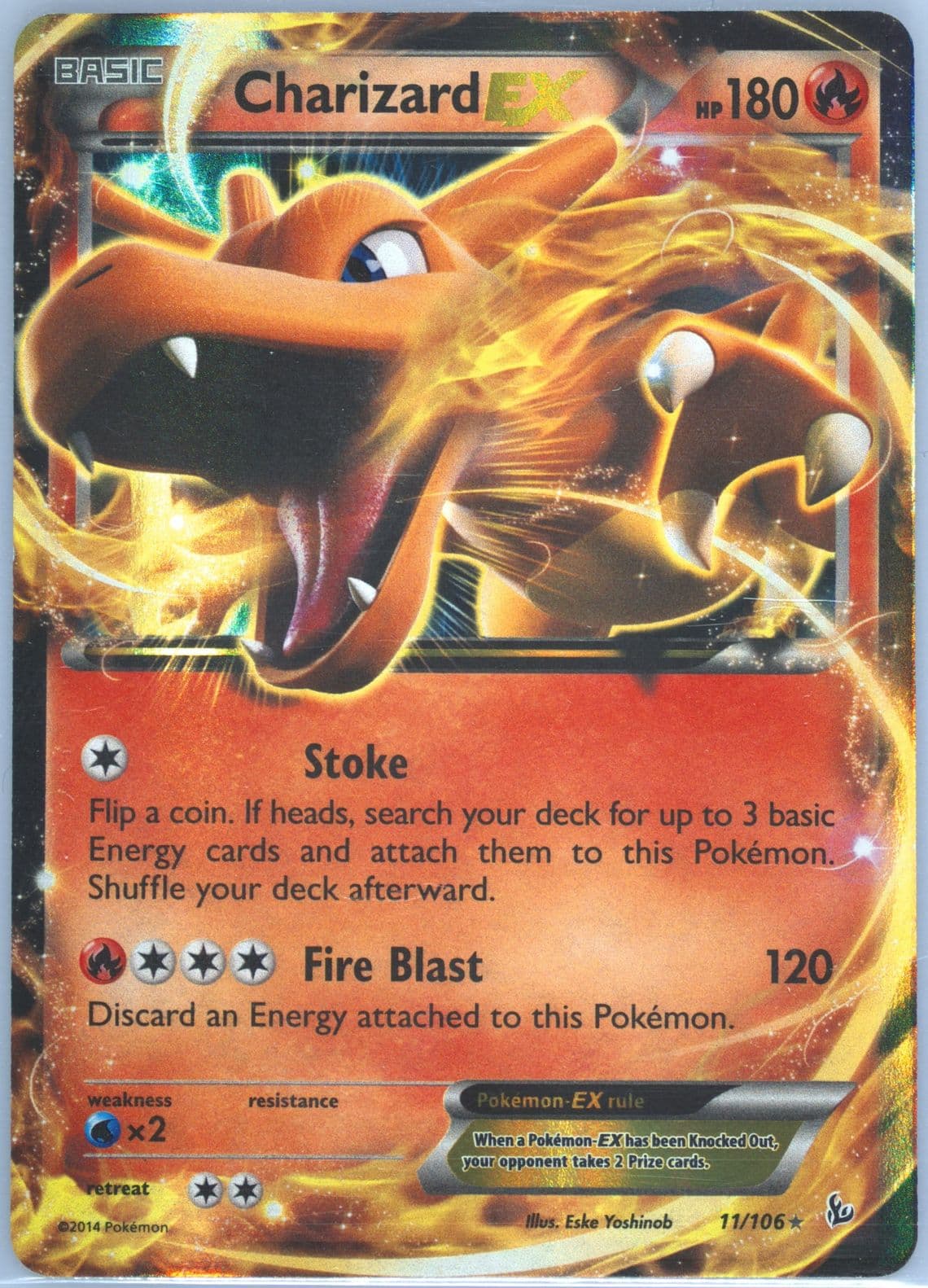 Charizard EX (11) 2014 Pokemon XY Flashfire