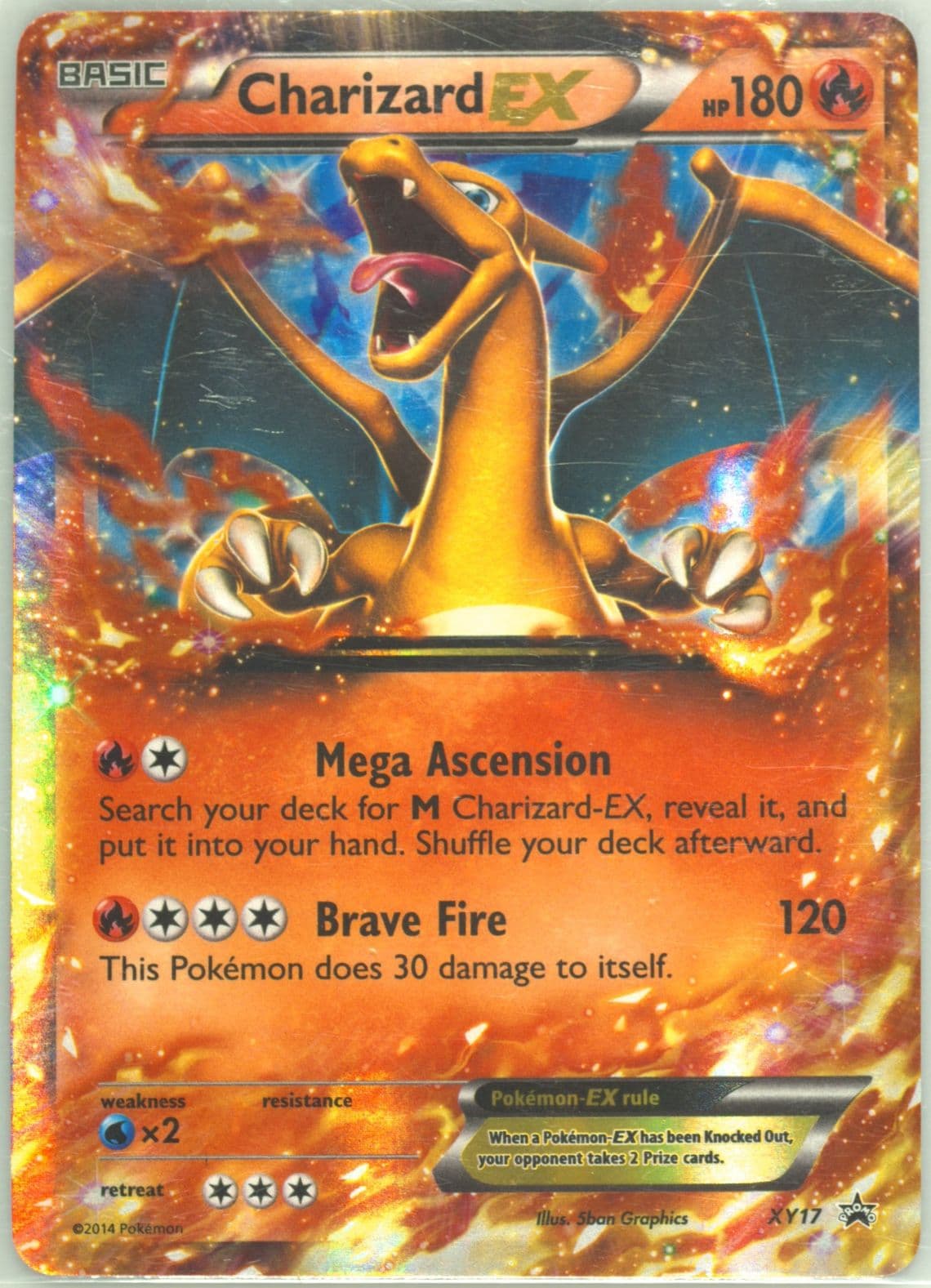 Charizard EX (XY17) 2014 Pokemon XY Black Star Promo