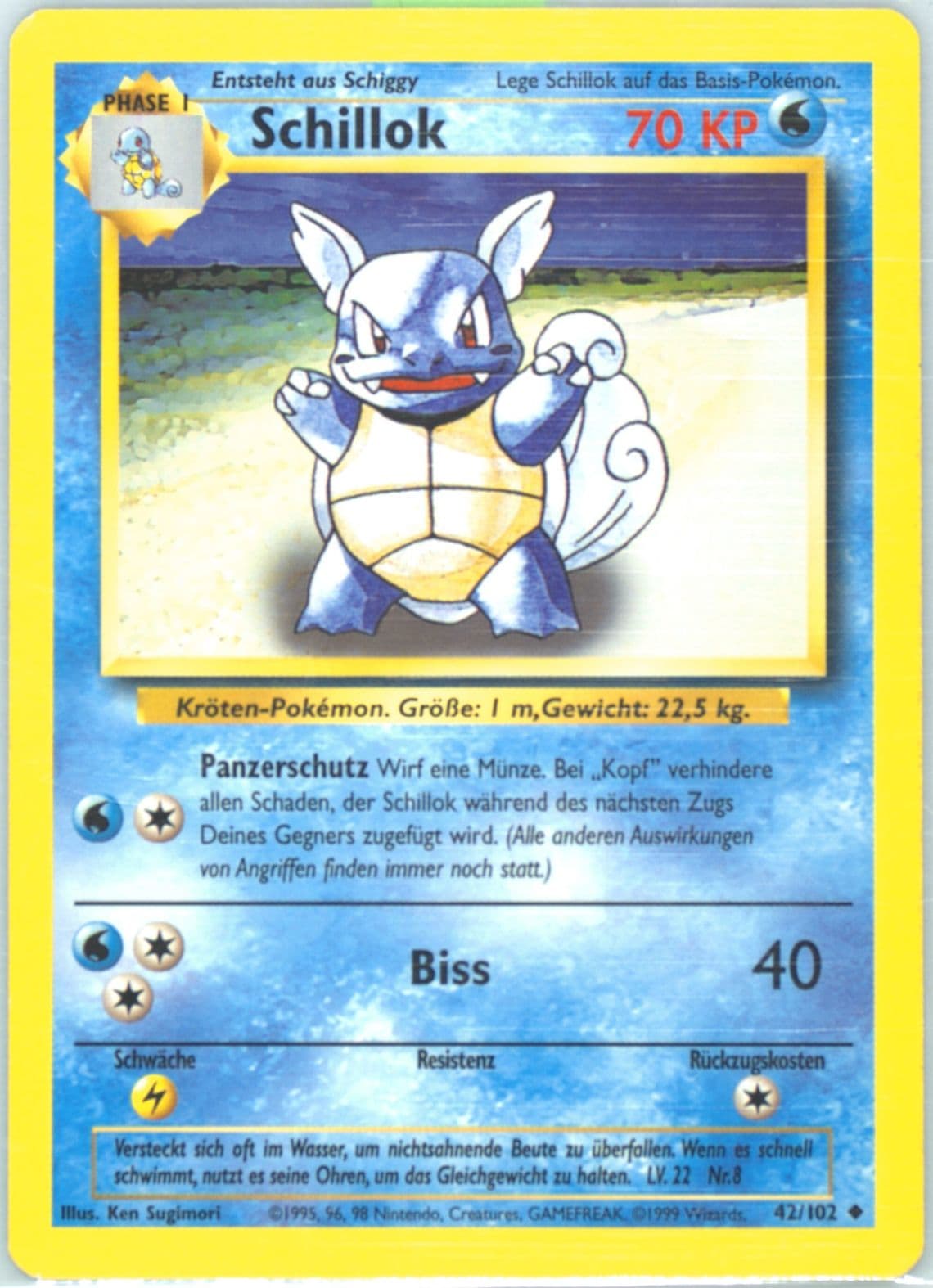 Schillok (42) 1999 Pokemon German