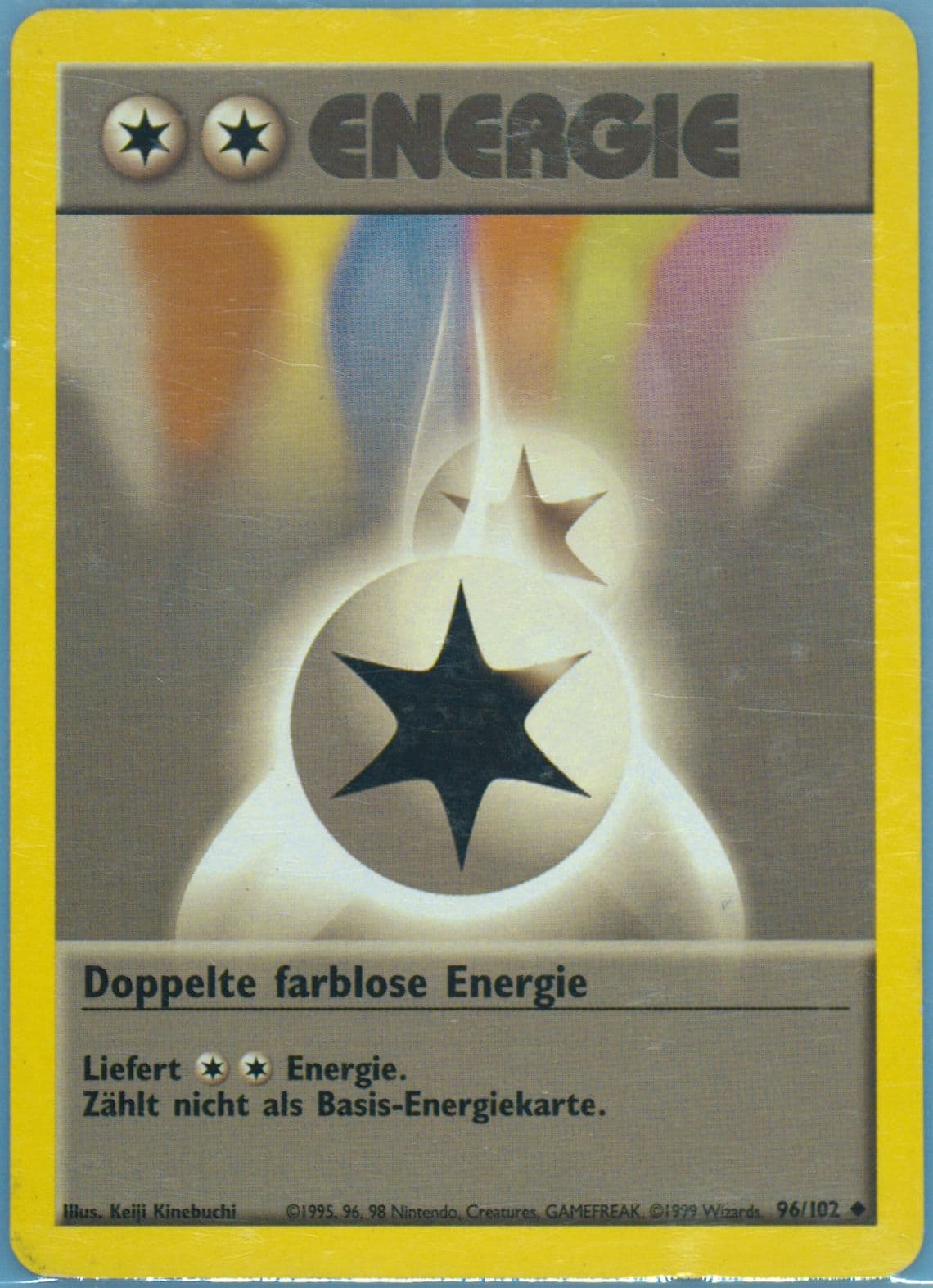 Doppelte Farblose Energie (96) 1999 Pokemon German