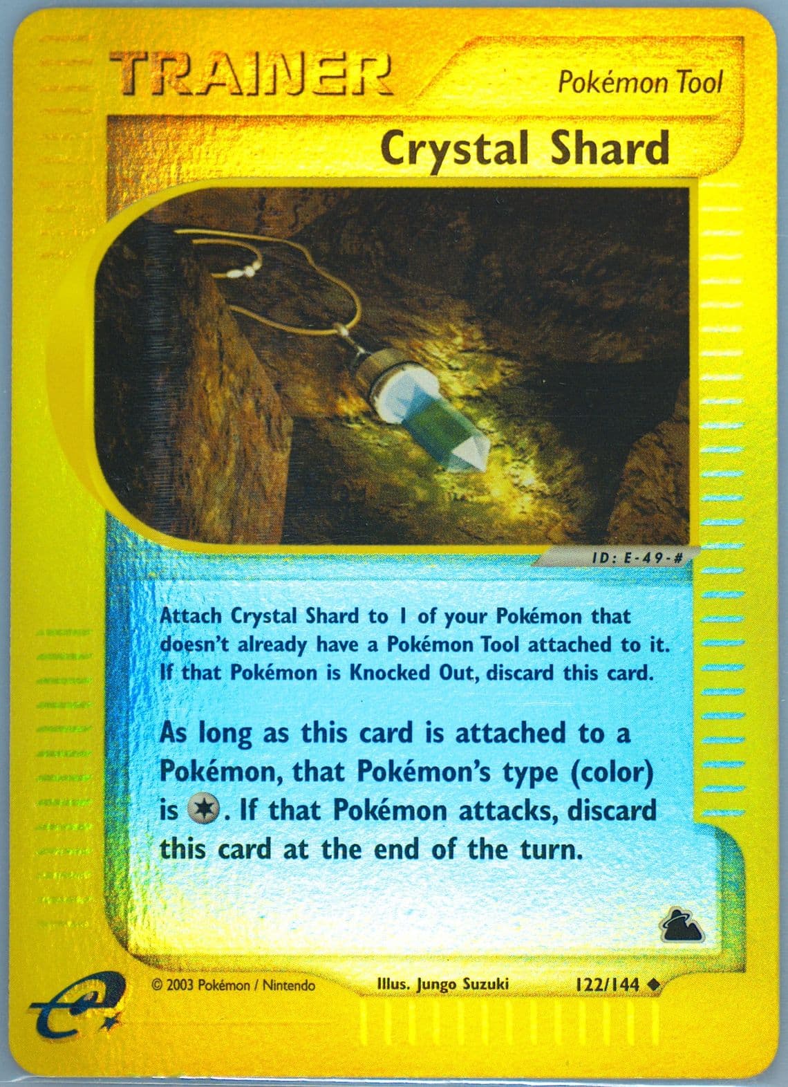 Crystal Shard-Reverse Foil (122) 2003 Pokemon Skyridge