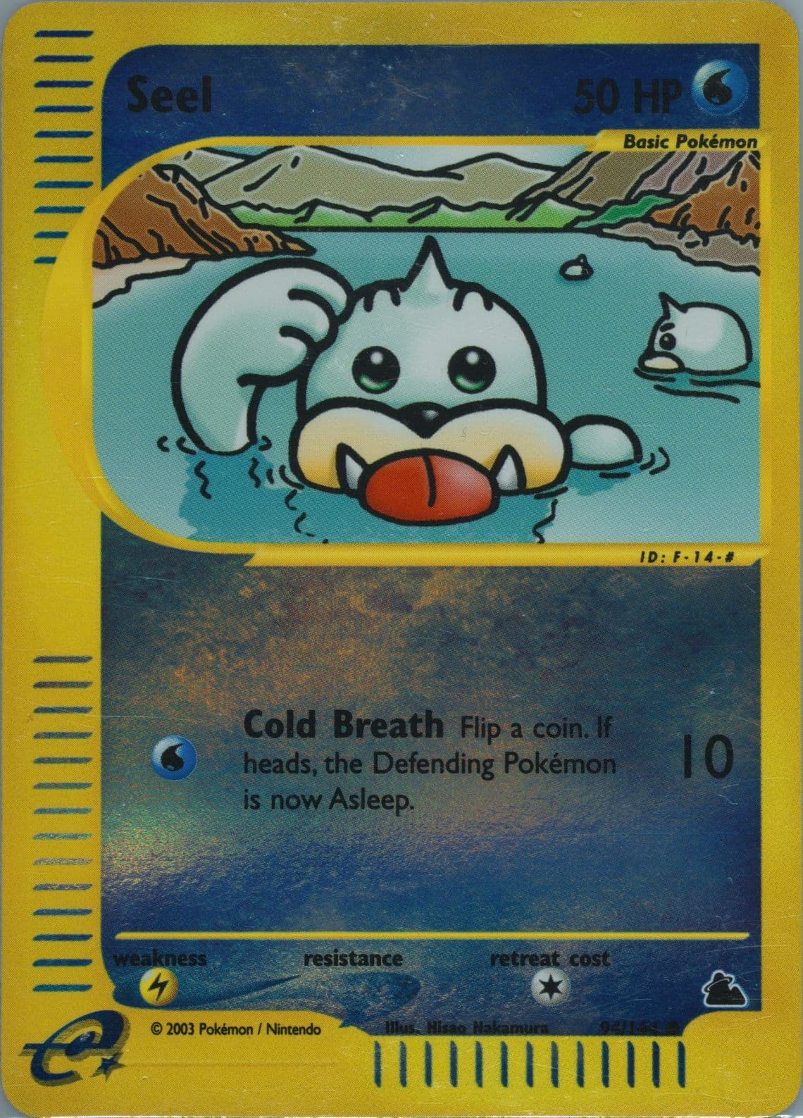 Seel-Reverse Foil (94) 2003 Pokemon Skyridge