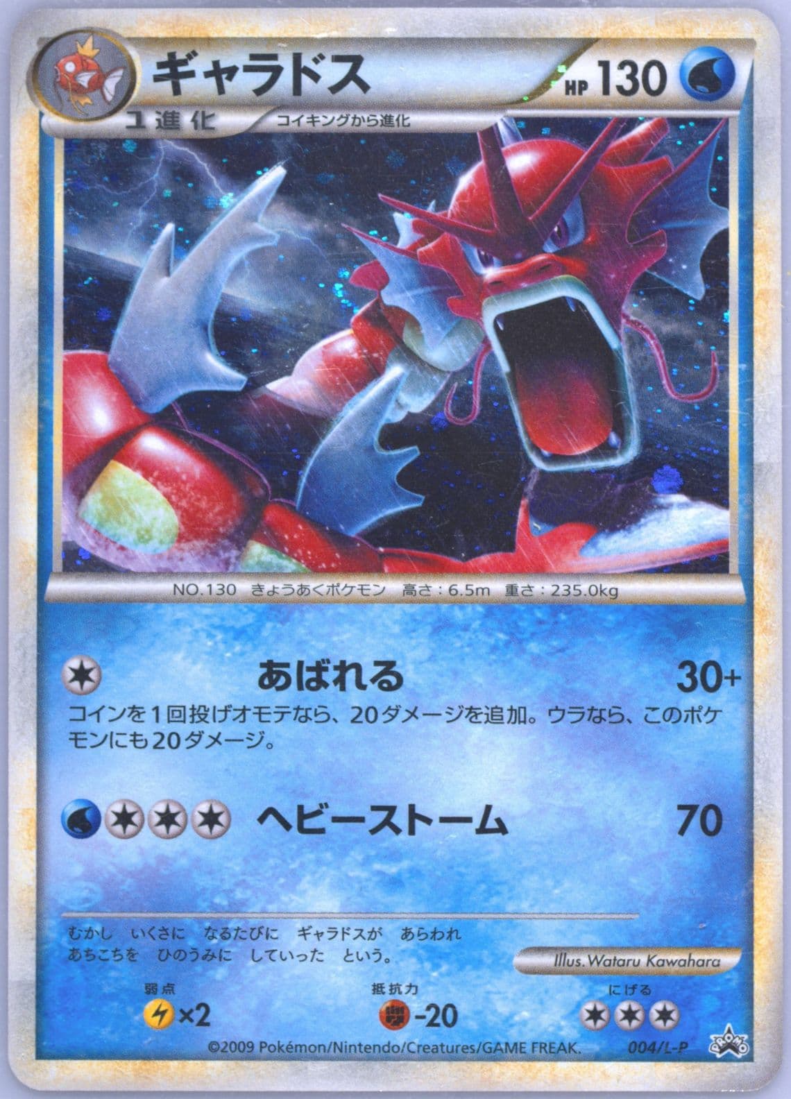 Gyarados-Holo Random Basic Pack (004) 2009 Pokemon Japanese Promo