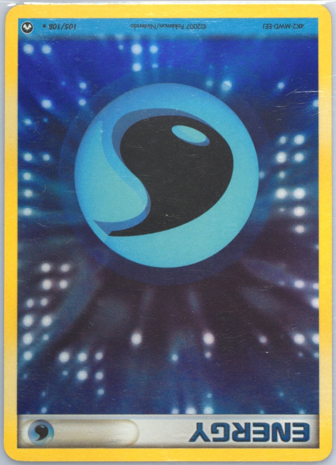 Water Energy-Holo (105) 2007 Pokemon EX Power Keepers