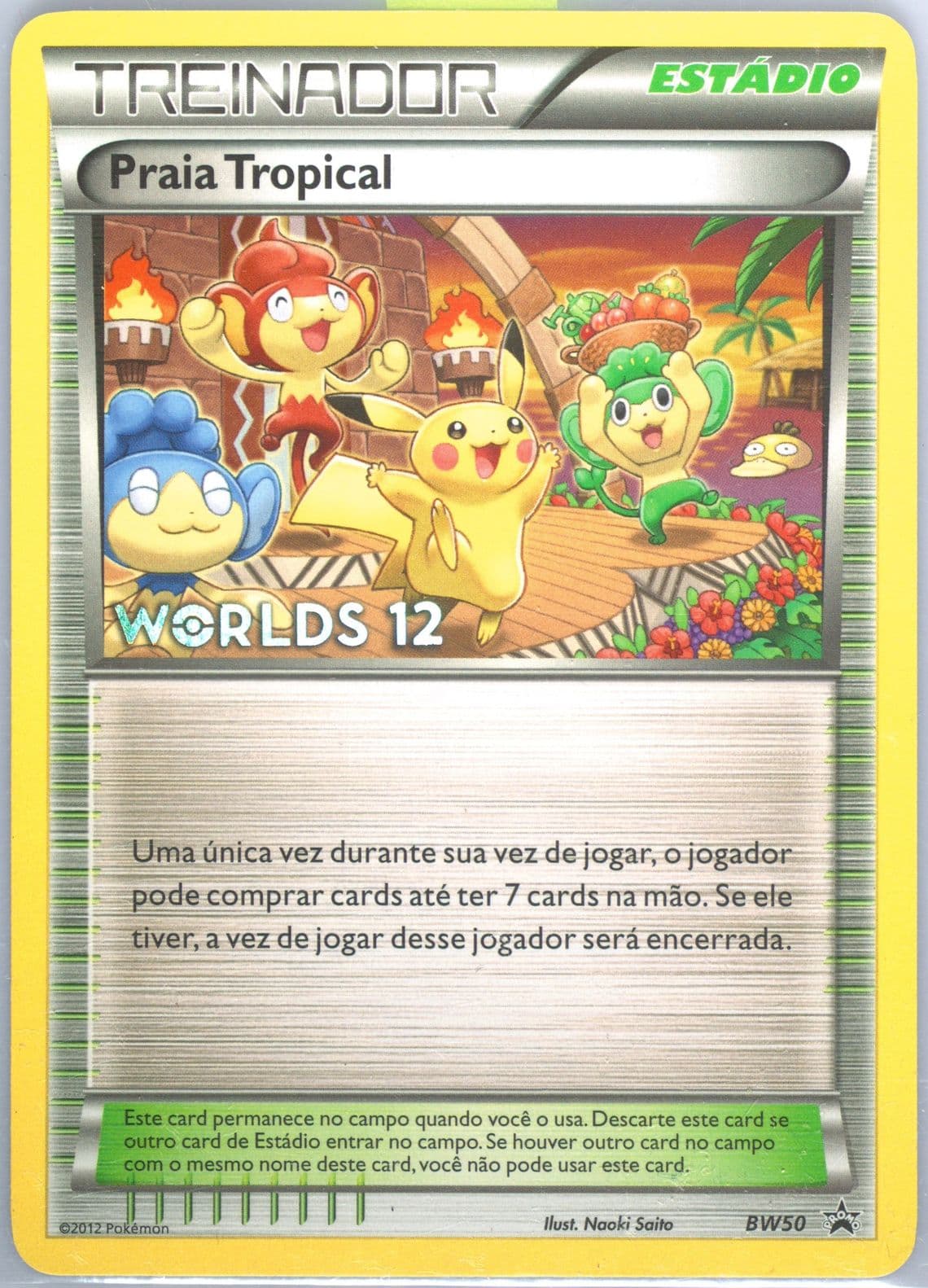 Tropical Beach Portuguese (BW50) 2012 Pokemon World Championships Promo