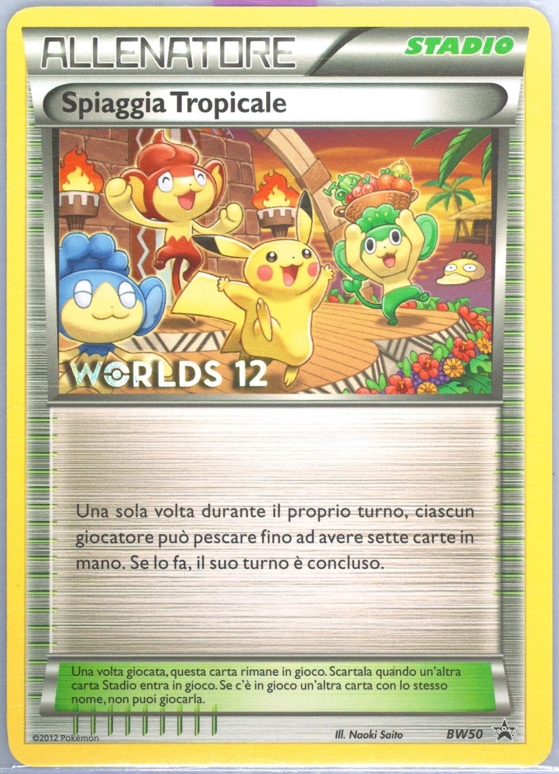 Tropical Beach Italian (BW50) 2012 Pokemon World Championships Promo