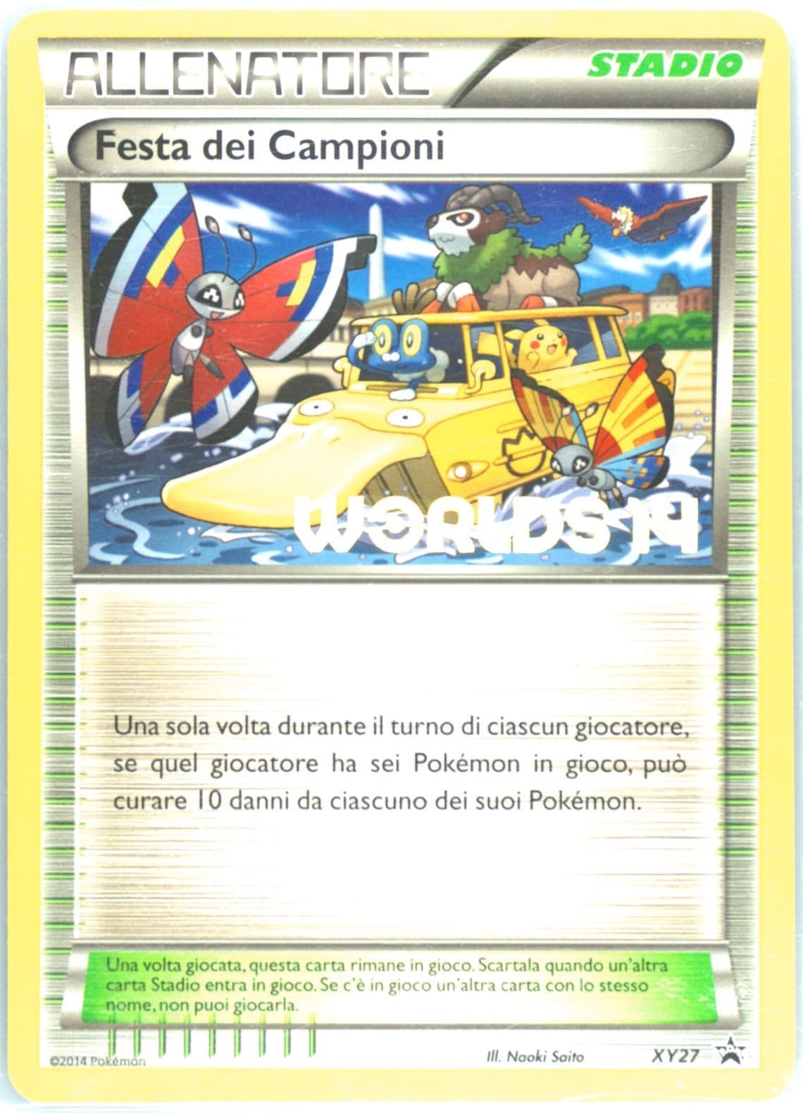 Champions Festival Worlds 14-Italian (XY27) 2014 Pokemon XY Black Star Promo