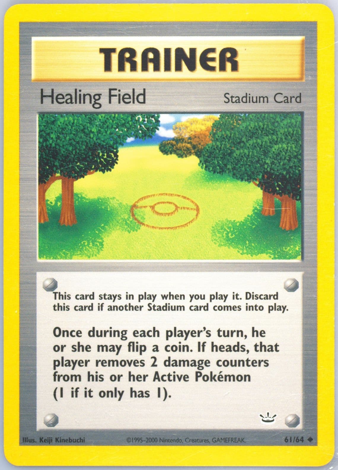 Healing Field (61) 2001 Pokemon Neo Revelation