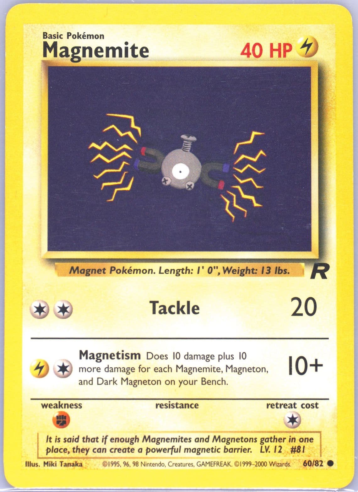 Magnemite (60) 2000 Pokemon Rocket