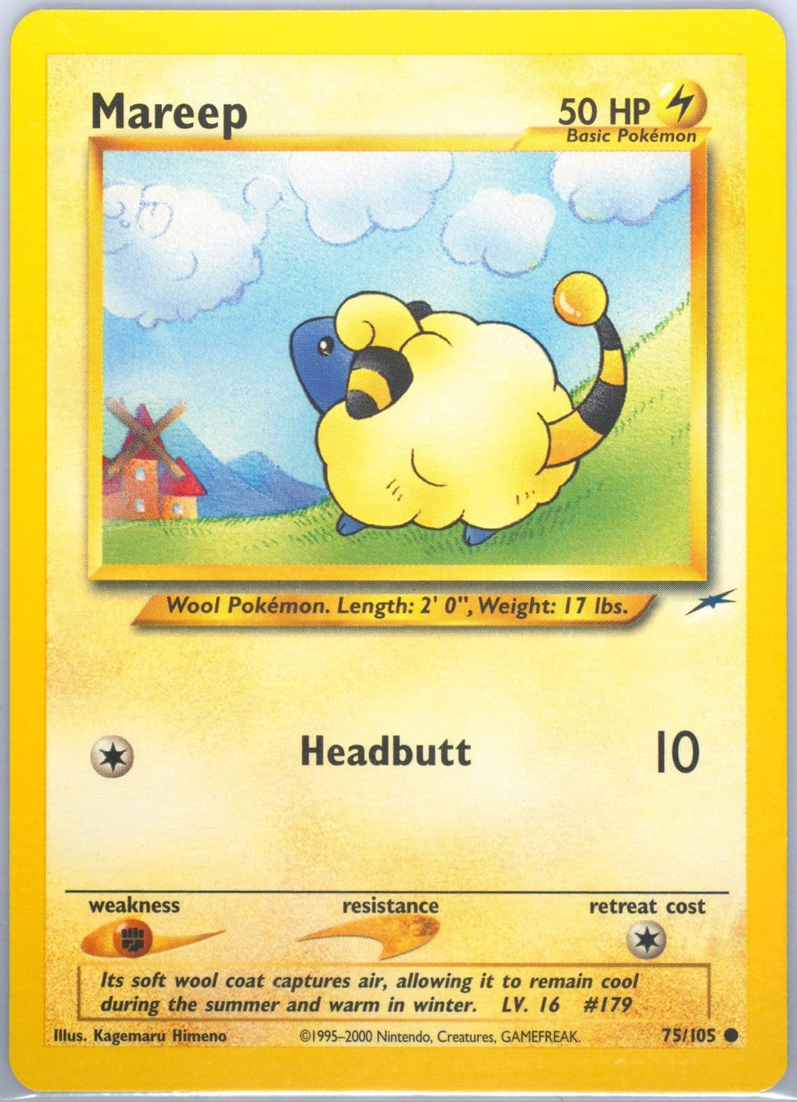 Mareep (75) 2002 Pokemon Neo Destiny