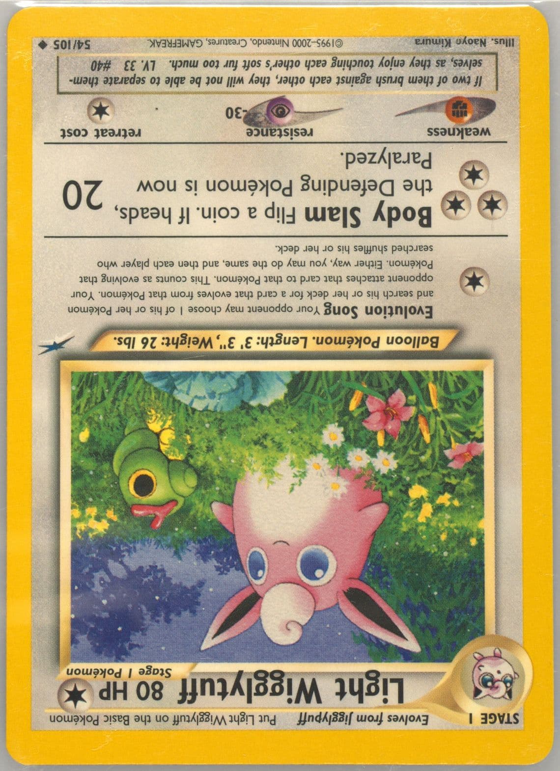 Light Wigglytuff (54) 2002 Pokemon Neo Destiny