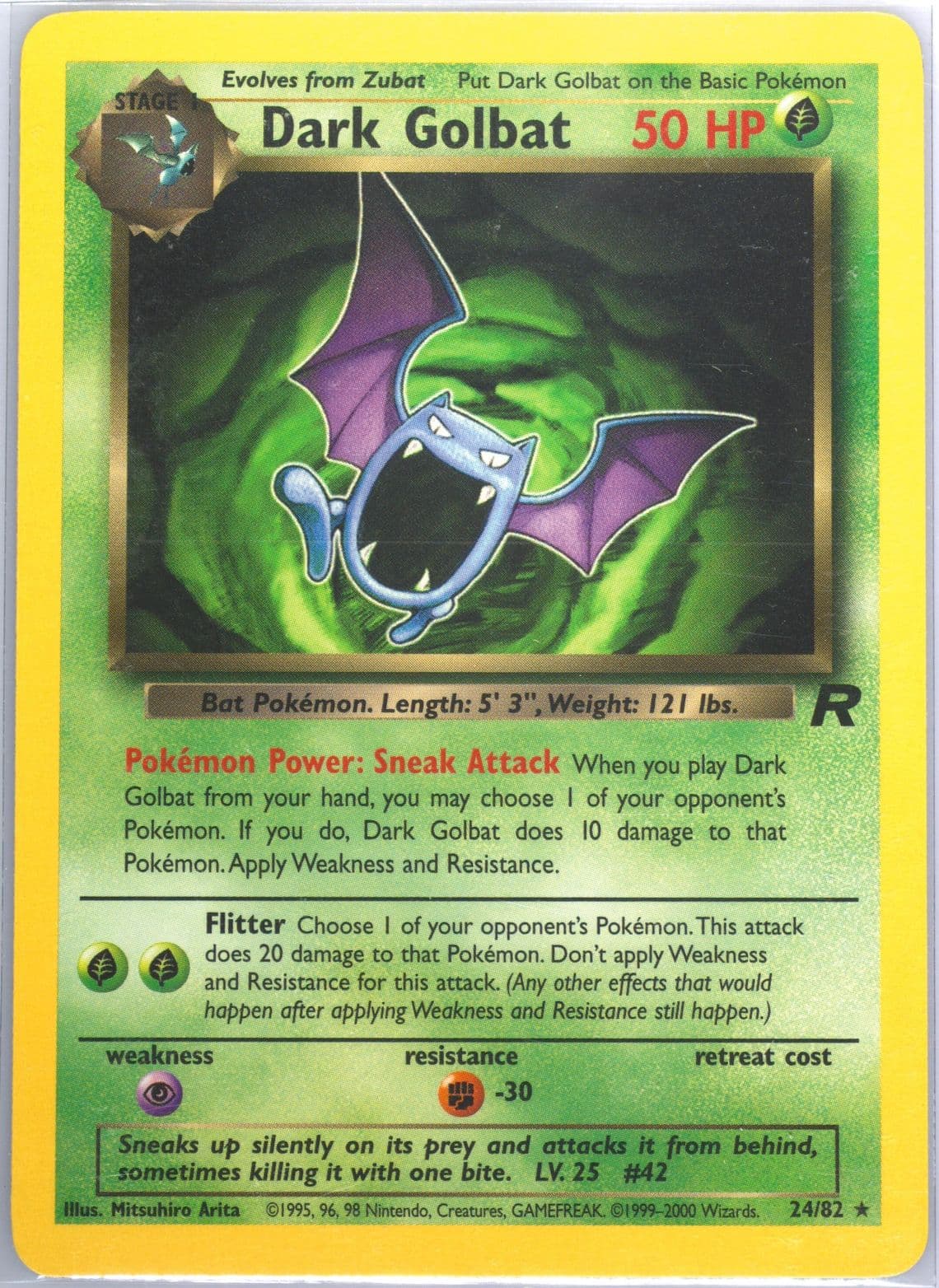 Dark Golbat (24) 2000 Pokemon Rocket
