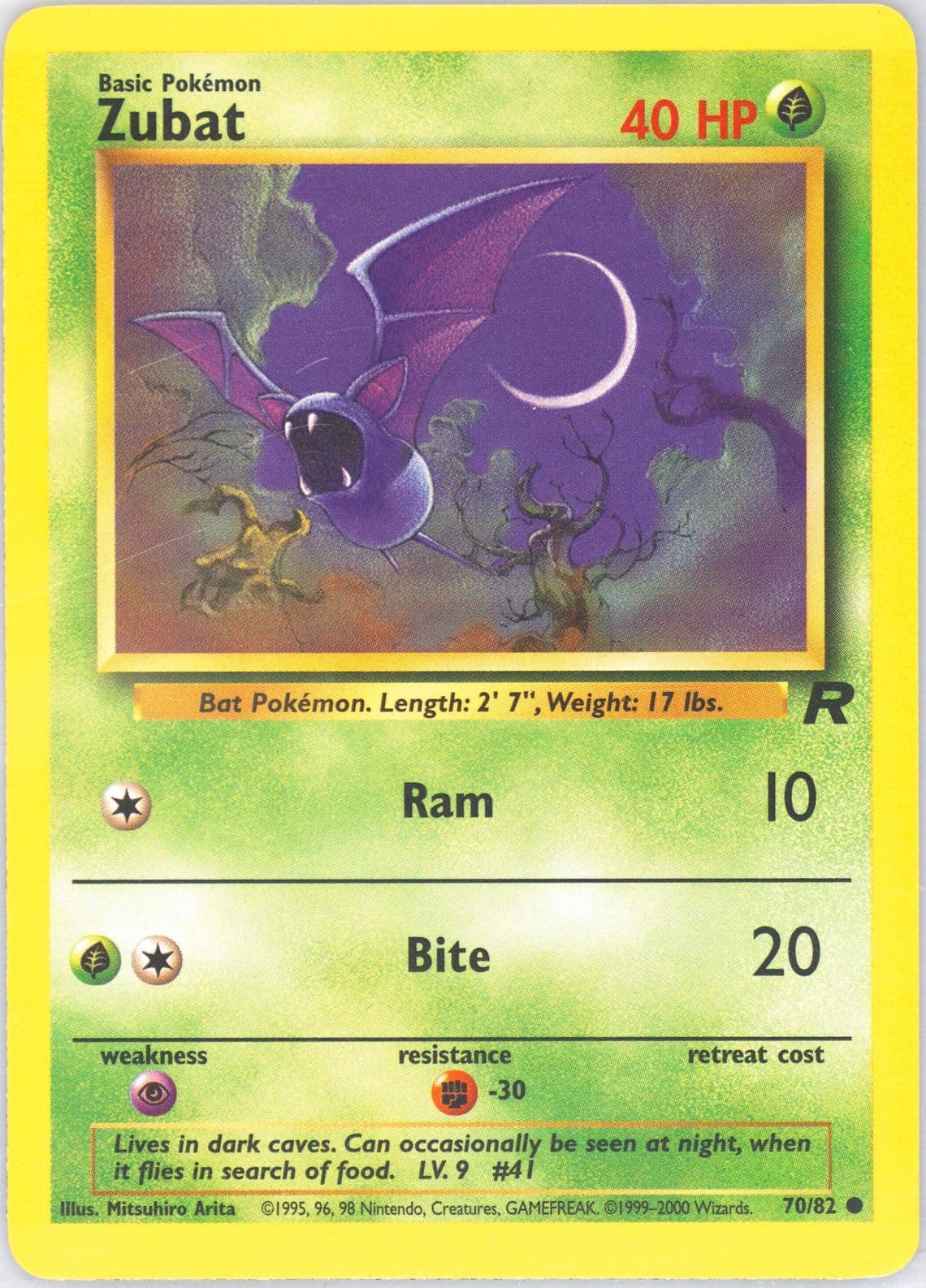 Zubat (70) 2000 Pokemon Rocket