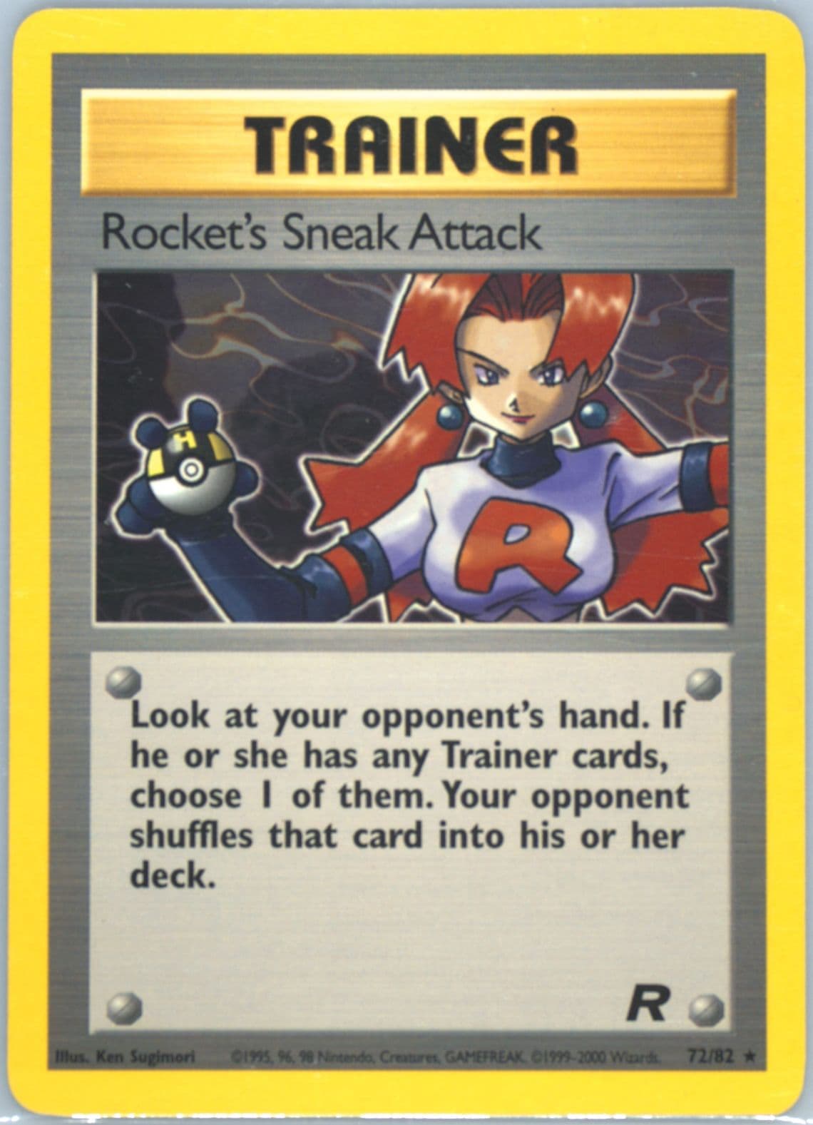 Rocket's Sneak Attack (72) 2000 Pokemon Rocket