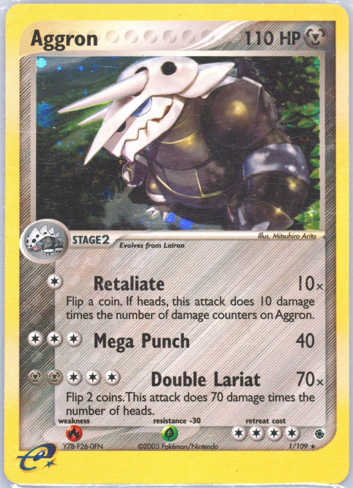 Aggron-Holo (1) 2003 Pokemon EX Ruby & Sapphire