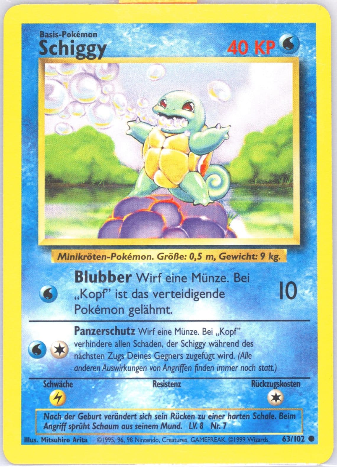 Schiggy (63) 1999 Pokemon German